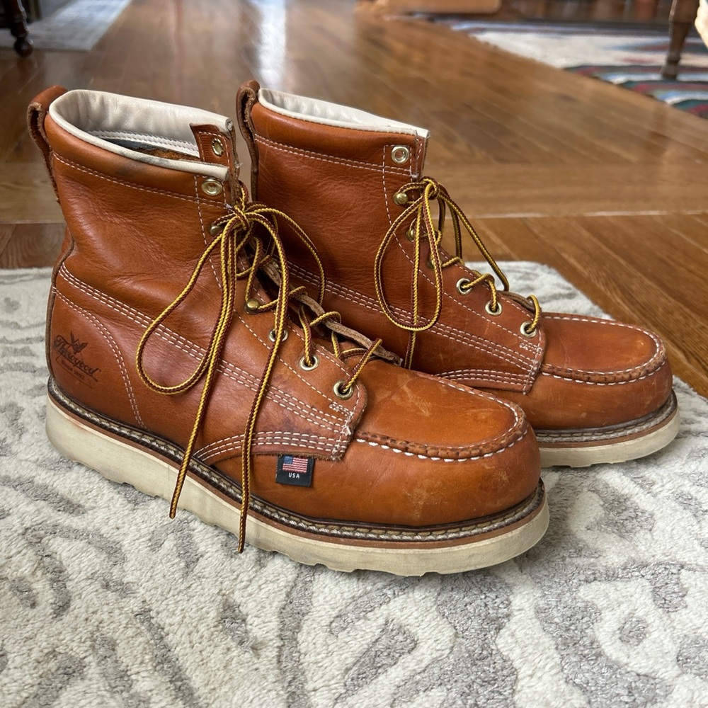 Men’s Thorogood 6” Steel Toe Moc Toe Wedge Boots